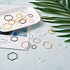 Craftdady 120Pcs 12 Style Alloy Linking Rings FIND-CD0001-01-6
