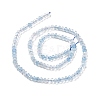 Natural Aquamarine Beads Strands G-E194-16-3