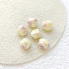 Shell Shape Glazed Porcelain Beads PORC-E022-01B-1
