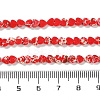 Dyed Synthetic Imperial Jasper Beads Strands G-M403-A36-01-5