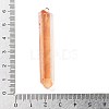 Electroplated Natural Quartz Pendants G-P315-B01-12G-3