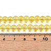 Baking Paint Transparent Glass Beads X1-DGLA-N006-6mm-04-4