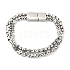 Tarnish Resistant 201 Stainless Steel Multi-Strand Chains Bracelets BJEW-F473-05P-03-1