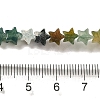 Natural Moss Agate Beads Strands G-G085-B17-02-4