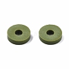 Handmade Polymer Clay Beads Strands CLAY-R089-6mm-T02B-29-2