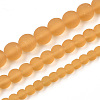 Transparent Glass Beads Strands GLAA-T032-T8mm-MD08-4