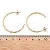 304 Stainless Steel C-Shaped Stud Earrings EJEW-R017-02G-01-4