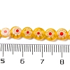 Handmade Millefiori Lampwork Beads Strands LAMP-G164-11G-4