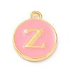 Golden Plated Alloy Enamel Charms ENAM-Q437-14Z-1