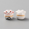 Handmade Porcelain Beads PORC-WH0006-02H-1