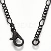 Brass Coated Iron Curb Chain Necklace Making X-MAK-T006-04A-1