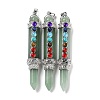 Chakra Theme Natural Green Aventurine Big Pendants G-I322-06P-04-1