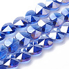 Electroplate Glass Beads EGLA-Q091-10mm-A07-1