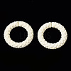 Spray Painted CCB Plastic Linking Rings CCB-Q091-010F-2