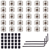 Alloy and Brass Pin Keepers Locking Clasps TOOL-WH0059-082B-P-1