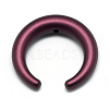 Rubberized Style Acrylic Beads X-MACR-Q203-X02-1