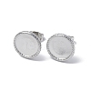 Non-Tarnish 304 Stainless Steel Stud Earring Findings STAS-F286-11P-1