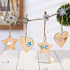 Unfinished Wooden Pieces for Big Pendants AJEW-OC0001-87-6
