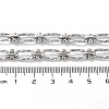 304 Stainless Steel Oval & Knot Link Chains CHS-B005-03P-2