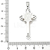 304 Stainless Steel Pendants STAS-F336-18GP-01-3