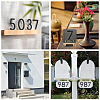 Zinc Alloy House Number FIND-WH0064-99-7-6