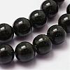 Synthetic Green Goldstone Beads Strands G-N0178-02-10mm-3