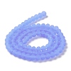 Imitation Jade Solid Color Glass Beads Strands EGLA-A034-J3mm-MD03-3