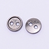 Alloy Mini Buttons PALLOY-WH0076-49B-B-2