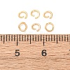 Brass Open Jump Rings KK-G604-08G-08-3