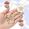 250Pcs 2 Colors CCB Plastic Beads CCB-FS0001-10-3