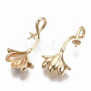 Brass Peg Bails Pendants KK-N232-30-NF-2