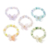 Glass Stretch Rings for Women RJEW-JR00839-2