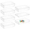 Rectangle Transparent Acrylic Storage Boxes CON-WH0092-50-1
