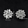 Alloy Rhinestone Shoe Clip Findings FIND-FG0001-02P-2