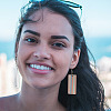 DIY Two Tone 3D Printed Drop Earring Making Kit DIY-FW0001-18-7
