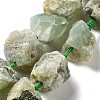 Raw Rough Natural Prehnite Beads Strands G-J388-A06-01-2