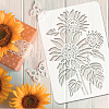 3Pcs 3 Styles PET Hollow Out Drawing Painting Stencils DIY-WH0395-0002-3