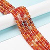 Natural Carnelian Beads Strands G-F718-07-2