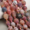 Dyed & Heated Natural Weathered Agate Beads Strands GG-CBAB9C6-E01-01-5