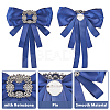 Crystal Glass Rhinestone Bowknot Brooch JEWB-WH0022-79B-4