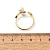 Round Natural Pearl Finger Rings RJEW-P113-24G-5