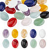 20Pcs 10 Styles Natural & Synthetic Mixed Gemstone Cabochons G-FH0002-56-1