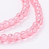 Spray Painted Crackle Glass Beads Strands CCG-Q001-4mm-03-3