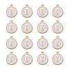 Golden Plated Alloy Charms X-ENAM-S118-01I-2