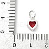 Brass Micro Pave Cubic Zirconia Pendants LS-KK-H204-01S-07-3
