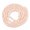 Electroplate Glass Beads Strands EGLA-A044-P2mm-B05-3
