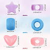 750Pcs 3 Style Plastic Beads KY-NB0001-30-2