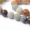 Natural Flower Amazonite Beads Strands G-D608-10mm-2