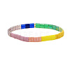 Rainbow Bohemian Style Glass Beads Stretch Bracelets RM1844-9-1