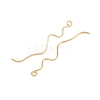 Brass Earring Findings KK-A274-17A-G-2